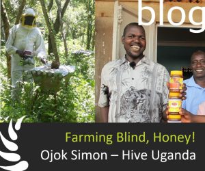 Farming Blind, Honey - Ojok Simon, founder of Hive Uganda