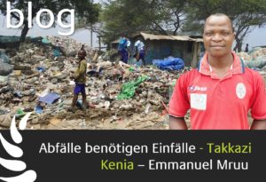 Abfälle benötigen Einfälle - Takkazi Kenia, Emmanuel Mruu